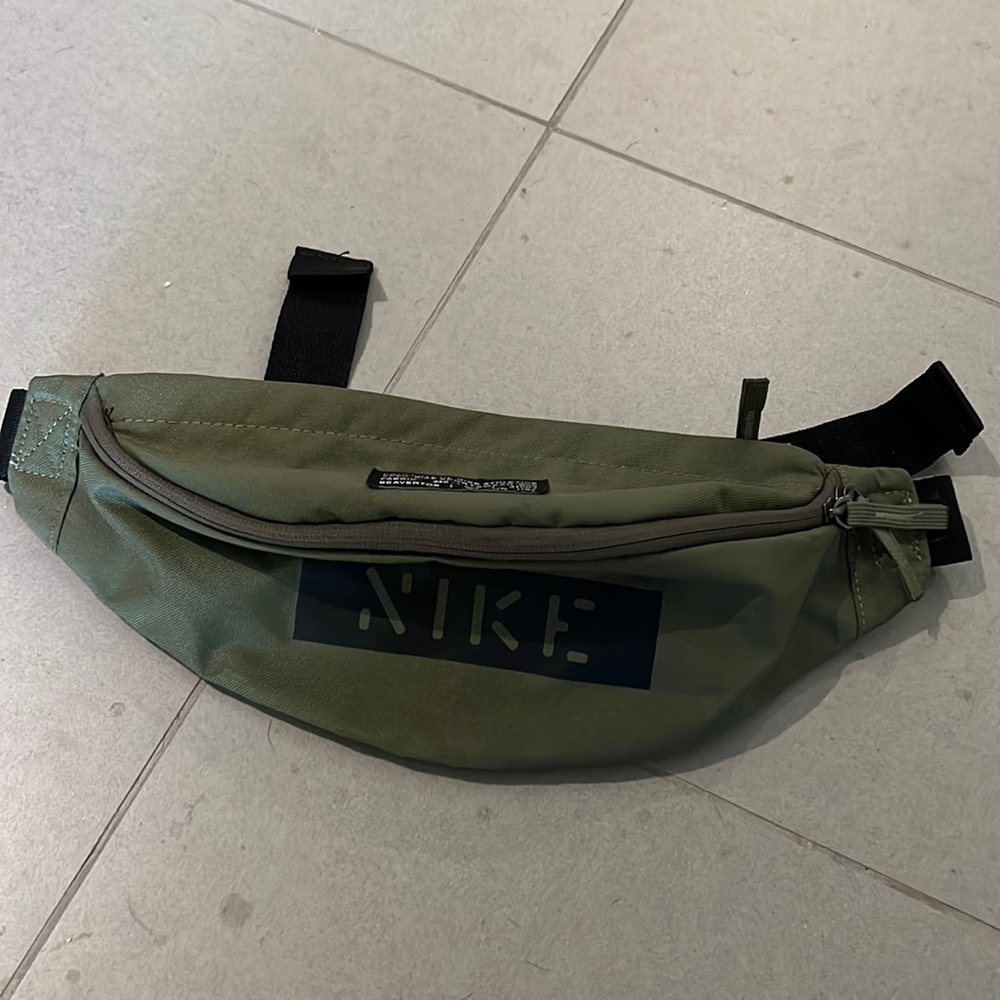 Army green Nike belt bag Fanny pack